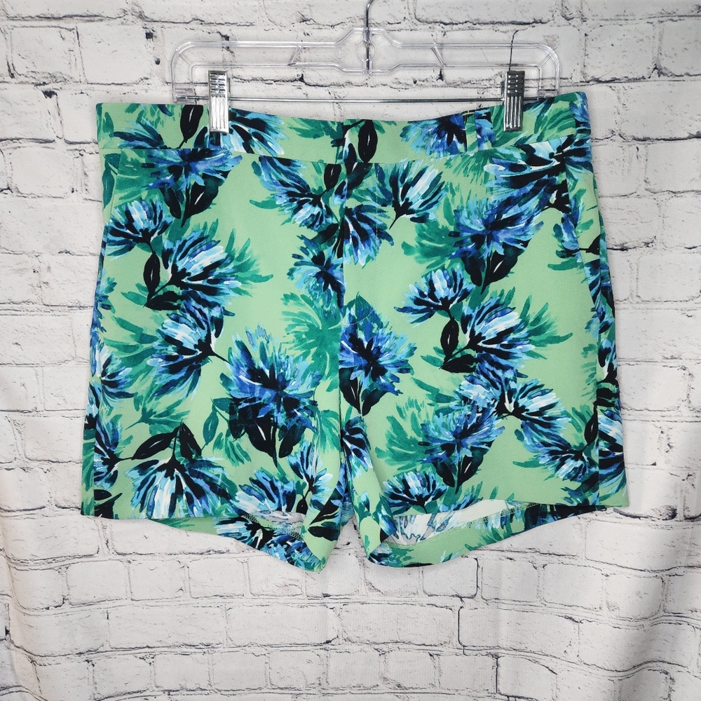 Banana Republic Hawaiian Floral Print Dress Shorts Size‎ 12